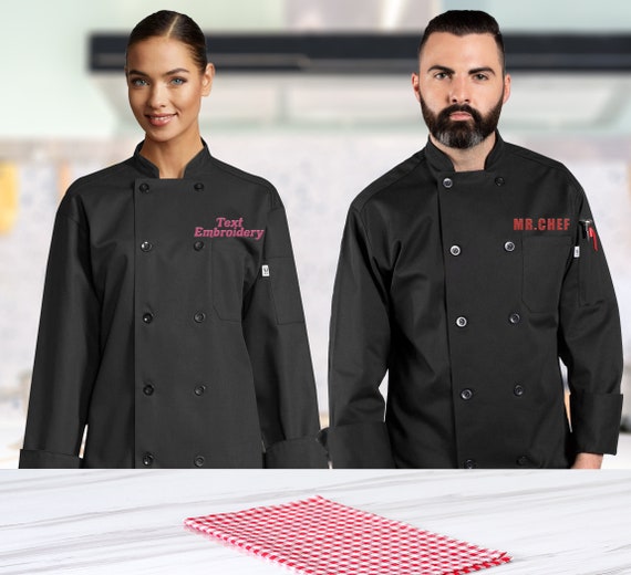 custom embroidered chef coat