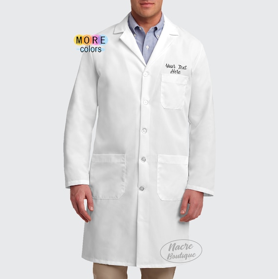 Custom Lab Coat Embroidered Medical Lab Coat Personalized Etsy