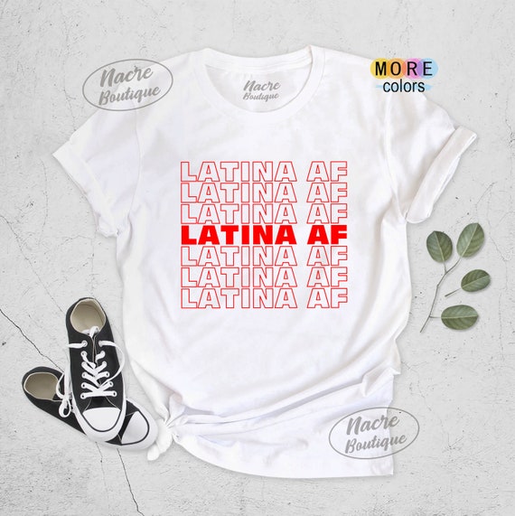 Vintage Latina Af Feminist T Shirt For Men And Women Vintage Latina Af Feminist T Shirt For Men And Women