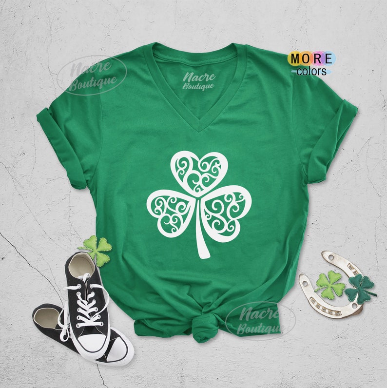 St Patrick's Day Shirt Shamrock Shirts Lucky Shamrock | Etsy