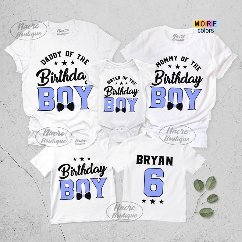 Birthday Boy Family Shirts Birthday Shirts For Family Etsy