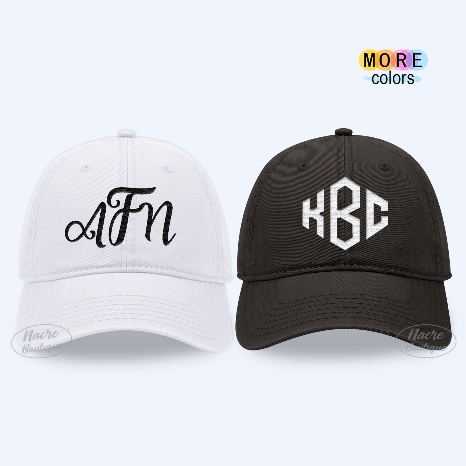 Custom Embroidered Hats Bride and Squad Hats Bridesmaid Etsy