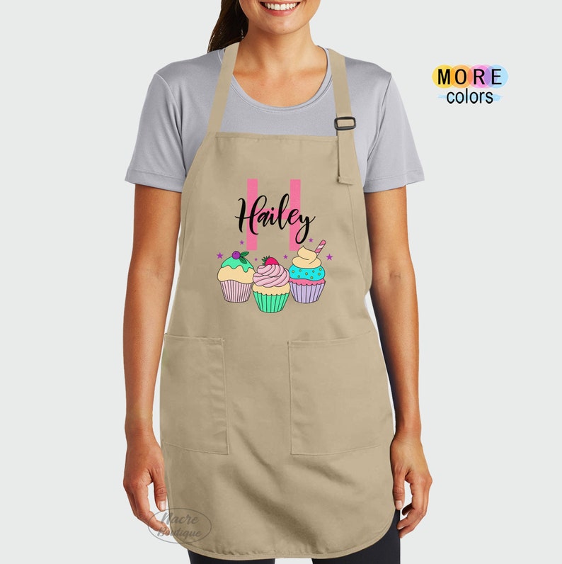 Custom Apron For Women Personalized Apron Custom Bakery Etsy