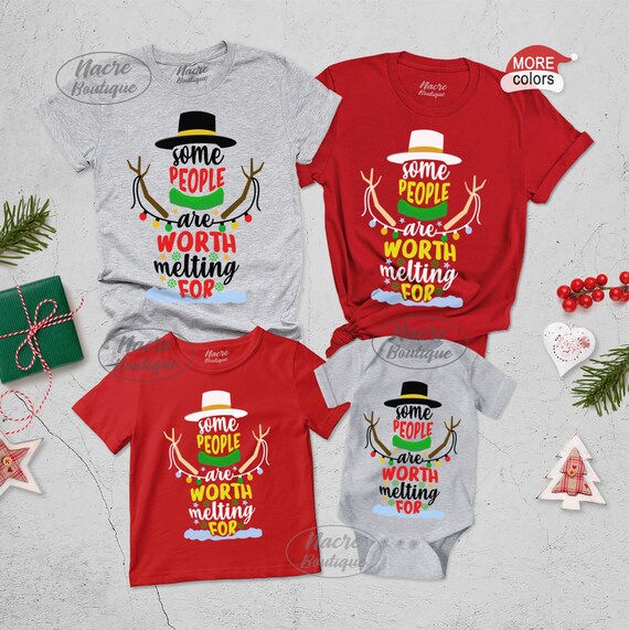 Some People Are Worth Melting for Christmas Shirt, Funny Christmas Shirt,  Merry Christmas Snowman Shirt, Christmas Party Shirt - Etsy Canada