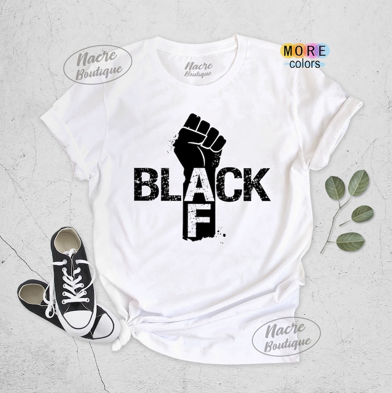 Black AF Shirt Black Power Black AF Tank Fist Black Pride | Etsy