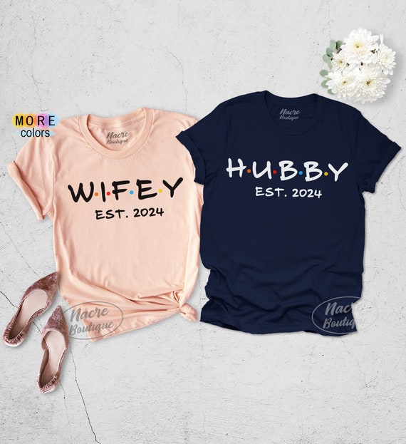 hubby and wifey t shirts