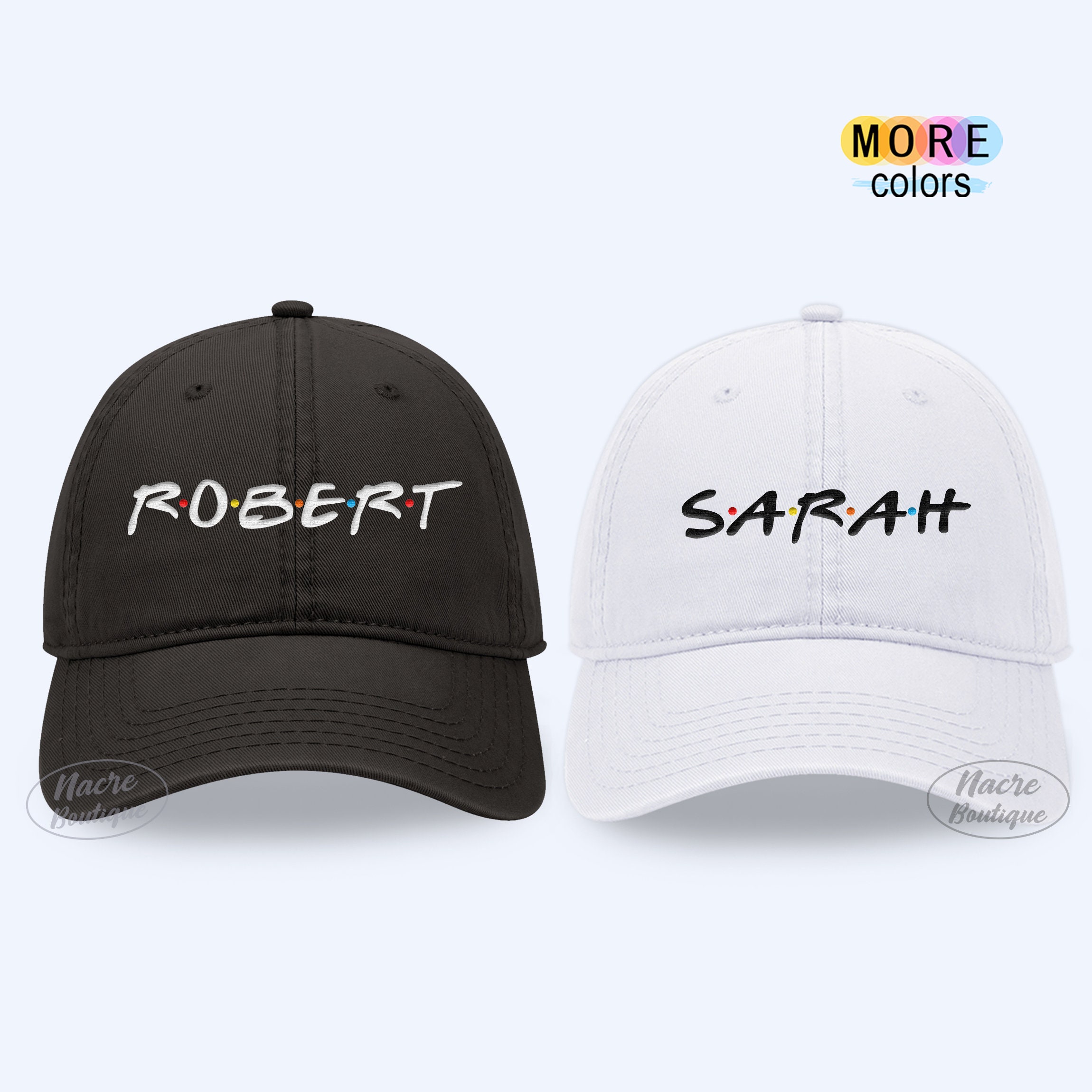 Custom Embroidered Dad Hats Couples Matching Hats Custom Etsy