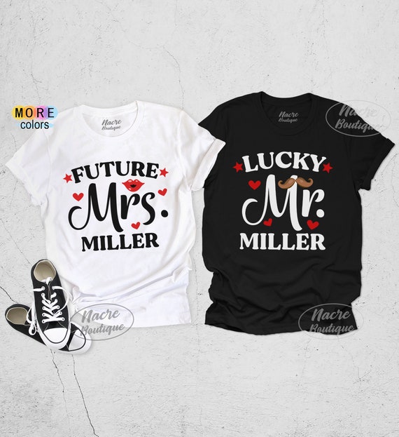 Future Mrs Lucky Mr Shirts A juego con las camisas de la - Etsy México