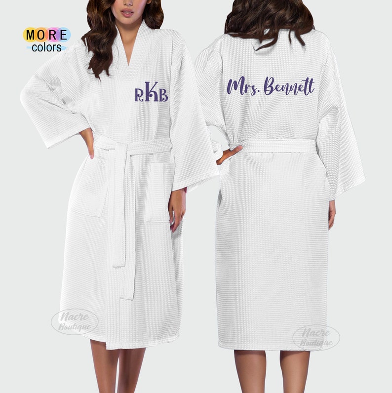 personalized robes for wedding