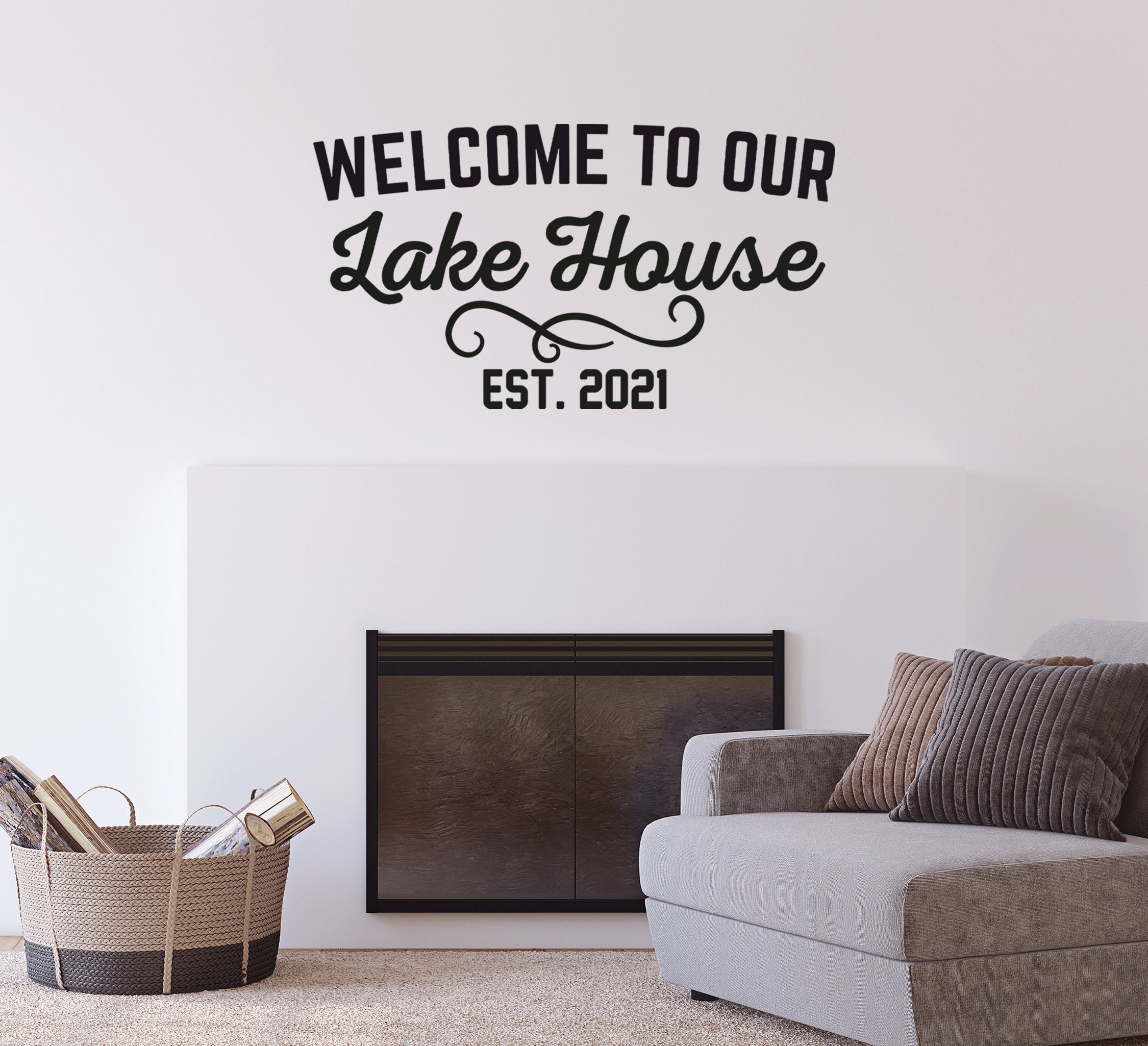 Lake House Wall Decor to Our Lake House Decal Wall Etsy