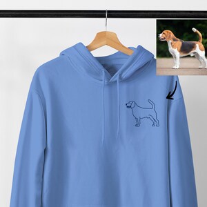 Custom Pet Face Hoodie, Customized Pet Hoodie, Custom Pet Photo Hoodie Hoodies, Personalized Dog Hoodie, Cat Face Hoodie, Dog Mom Hoodies zdjęcie 3