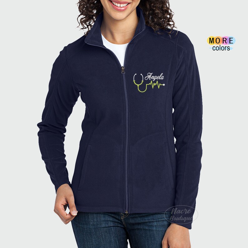 Nurse Jacket Personalized Personalized Embroidered Nurse Etsy