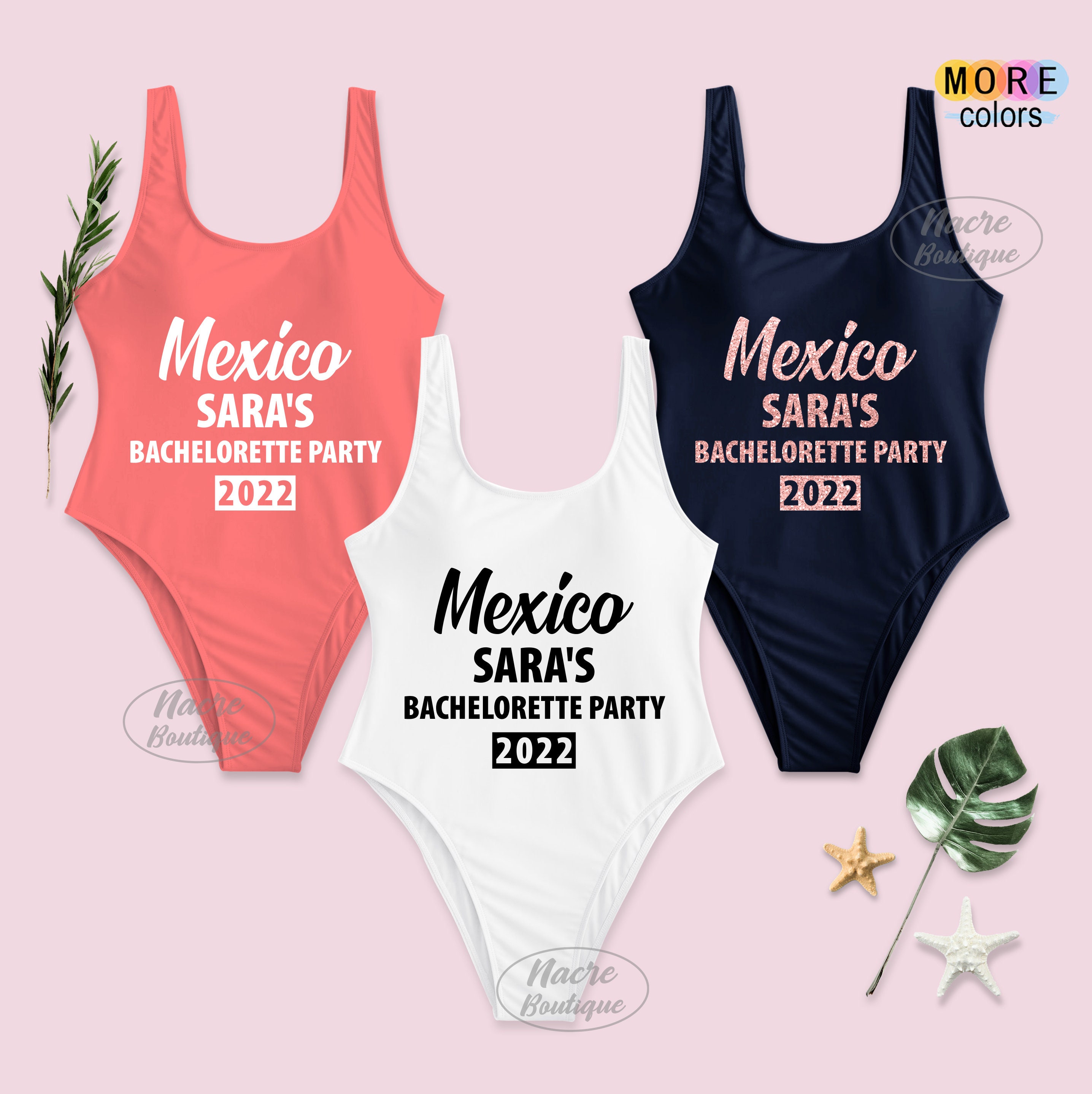 Bridesmaid Proposal Gifts Unique Bathing Suit Colors with Gold Graphics Cat Bride Squad Bachelorette Party High Cut and Low Back One Piece Swimsuit for Bride and Bridesmaids 