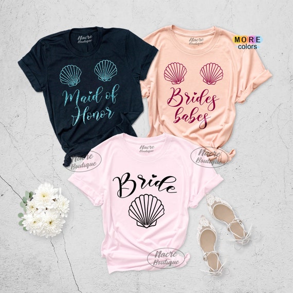 Mermaid Bachelorette Shirt Mermaid Bride Tank Bachelorette | Etsy