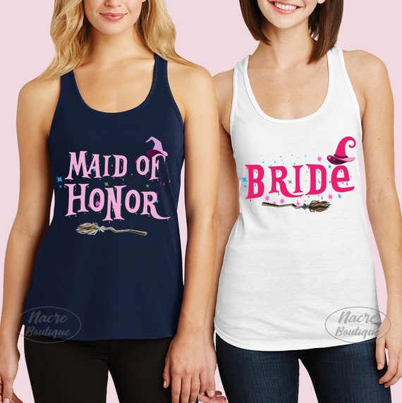 Bride or Maid of Honor womens muscle shirt