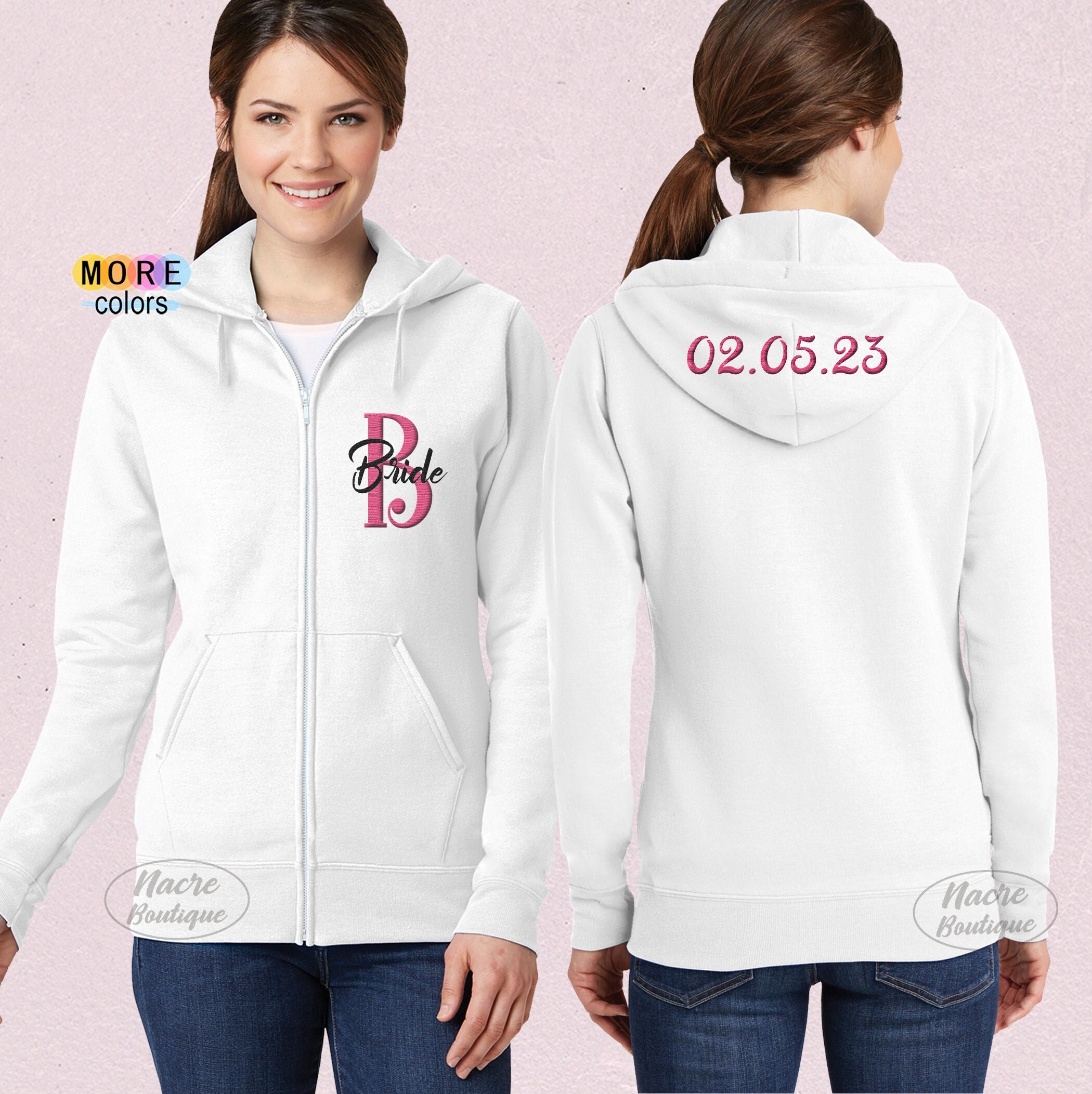 Monogram Zip Hoodie CO324