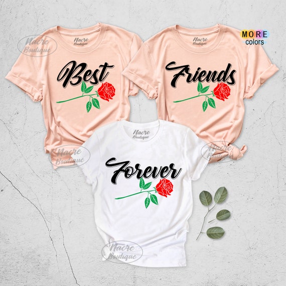 Best Friend Shirts Best Friends Matching Friend Shirt 3 