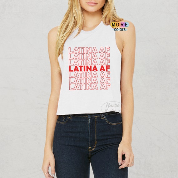 Womens Latina Af Tank Top Womens Latina Af Tank Top