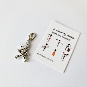 Brelok na szczęście, kominiarz, talizman na szczęście, amulet bogactwa, wyrób biżuterii, talizman obronny