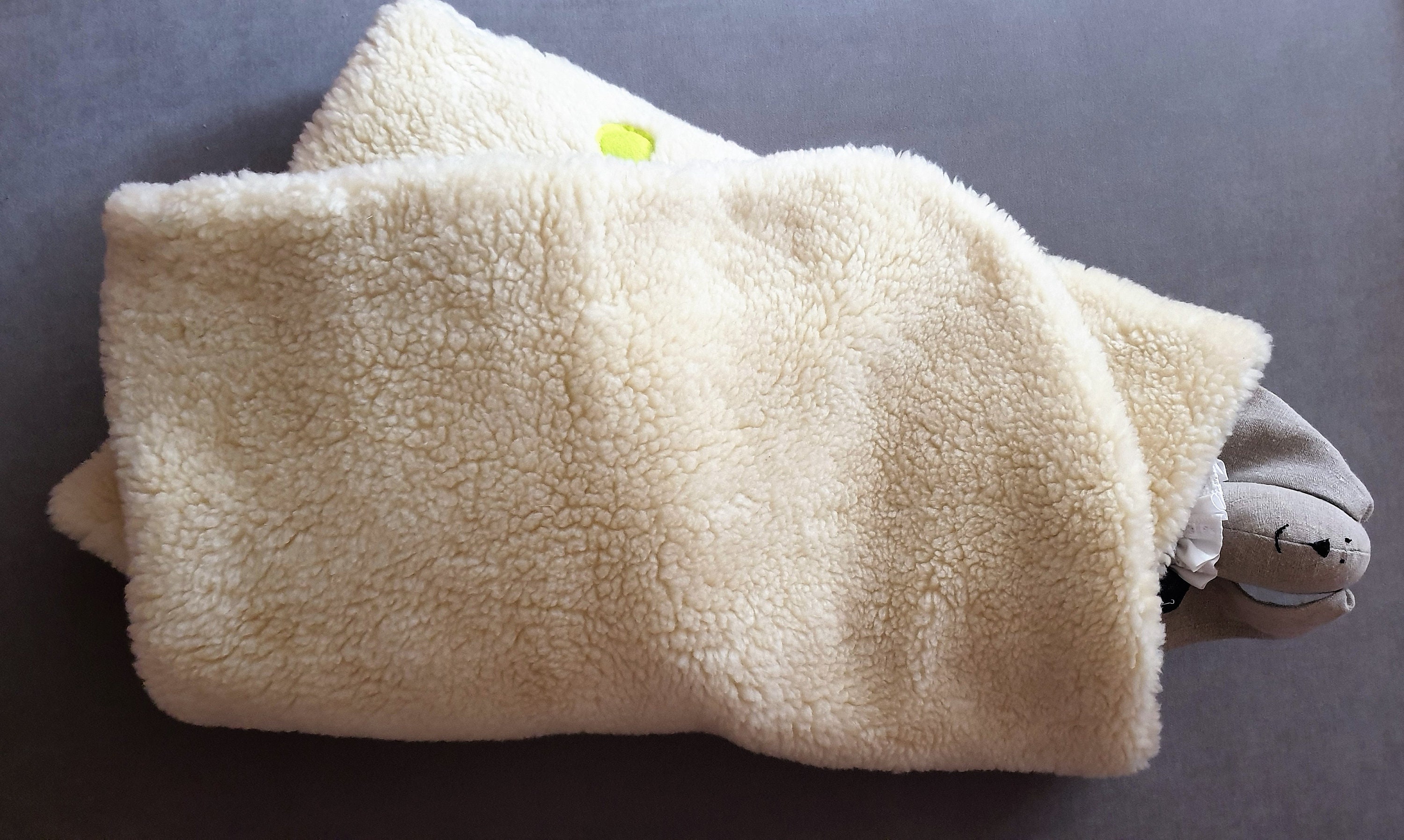 Sheepskin blanket blanket winter baby textiles Etsy