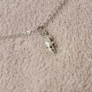 Lucky charm, mouse pendant, wealth amulet, money increase talisman