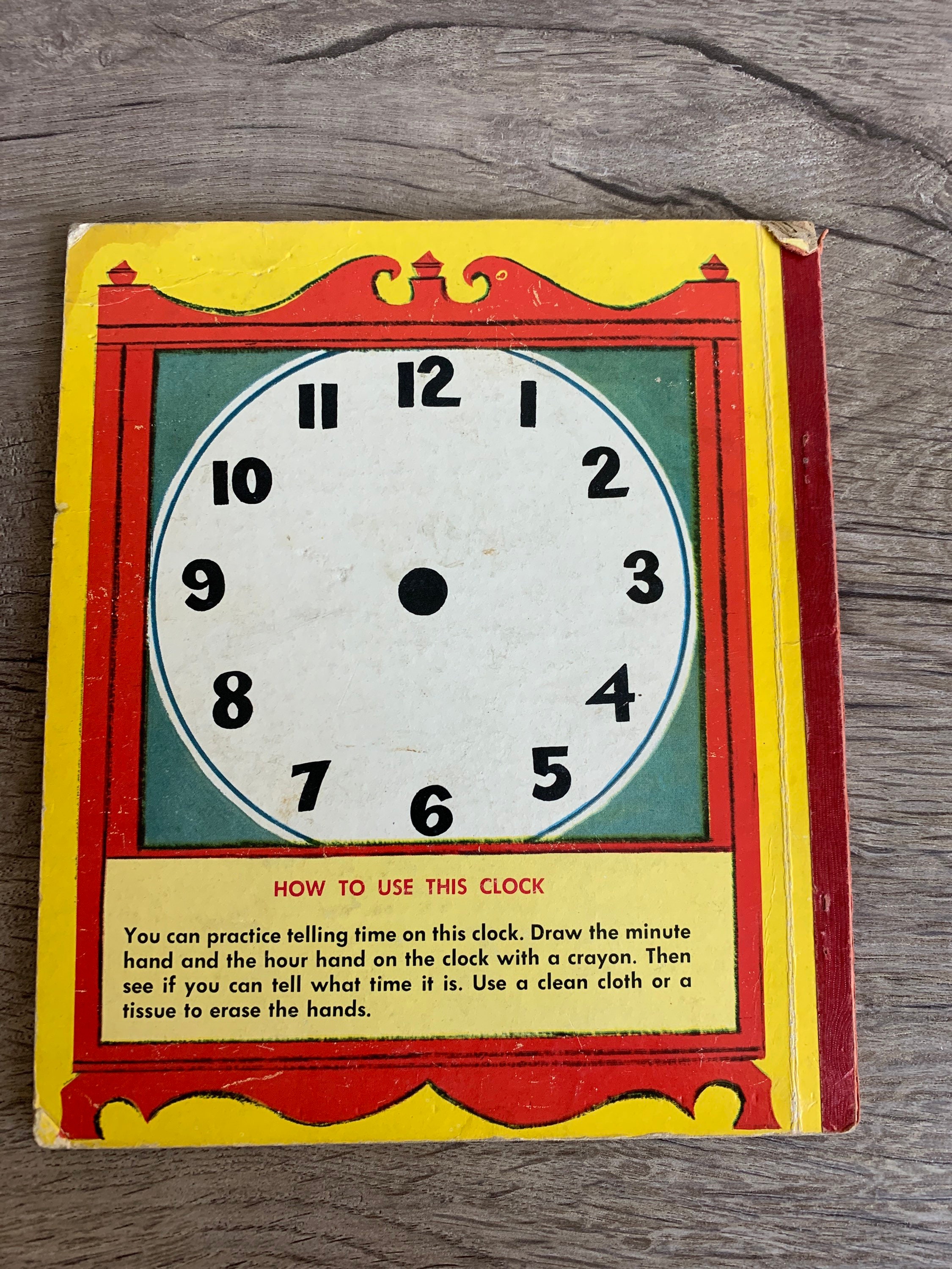 What Time is It? an Easy Way to Tell Time (1954) - Etsy