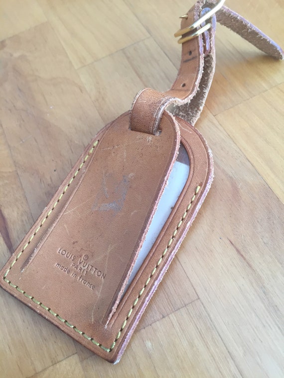 Luxury Vachetta Leather Luggage Tag With Clip Personalised -  Canada