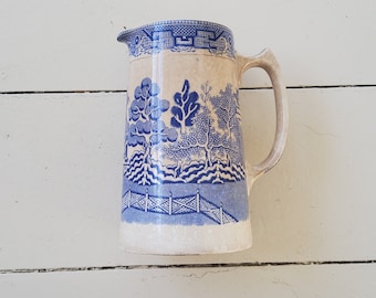 Blue Willow Newport Pottery Pitcher