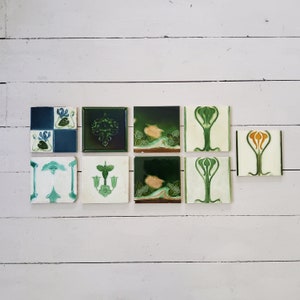 Art Nouveau Tiles Antique Ceramic Tiles
