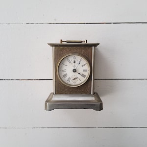Musical Carriage Clock Antique Clock with Alarm