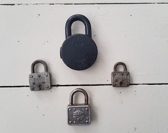 Vintage Pad Locks (No Keys)