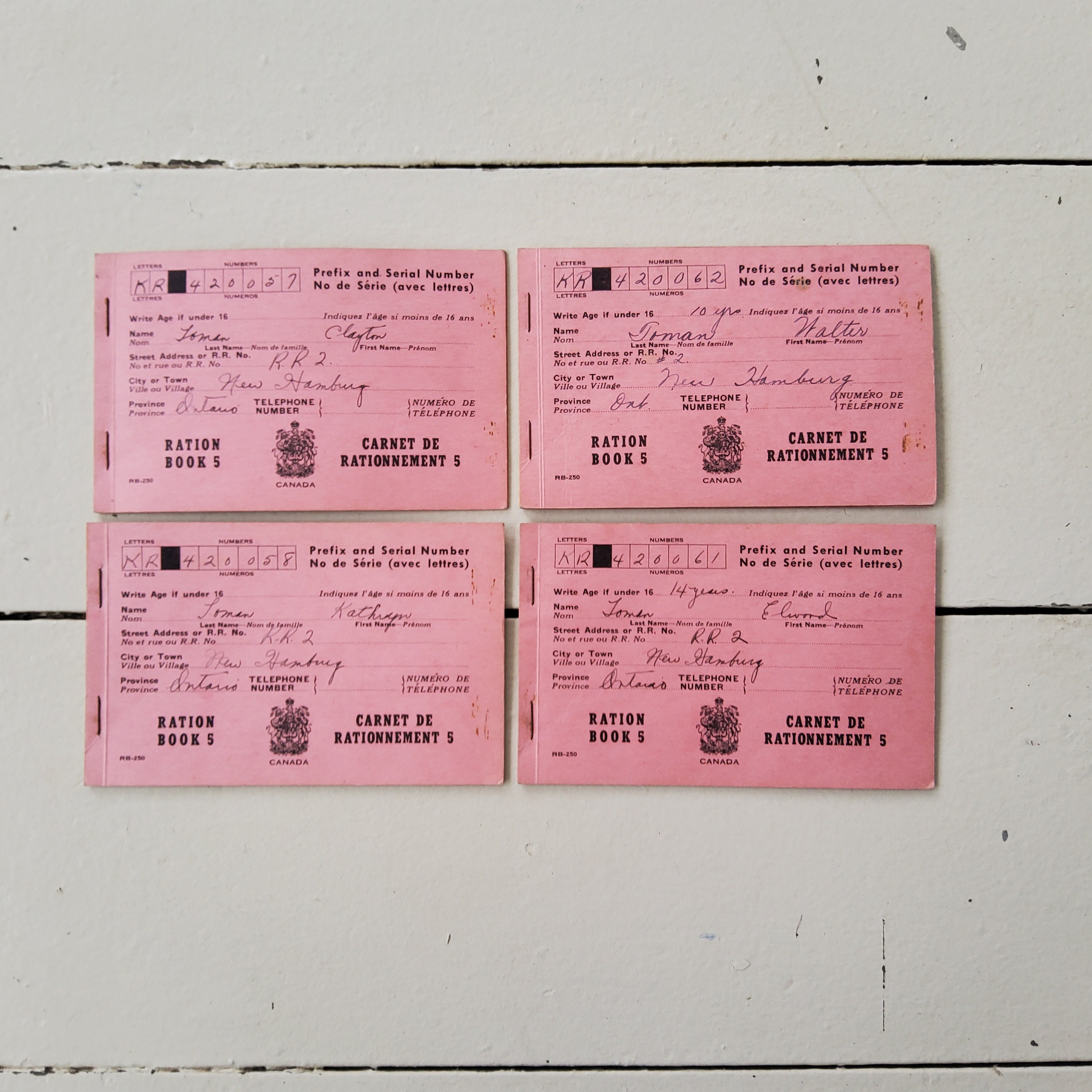 Canadian Ration Books World War 2 Canada Ration Book - Etsy