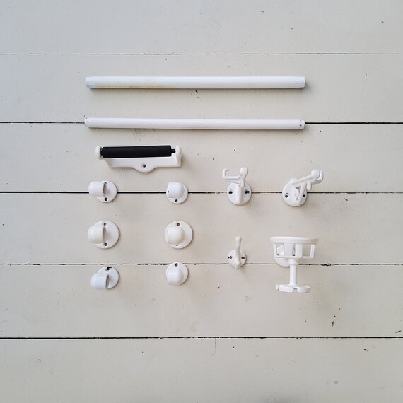 Enamel Bathroom Hardware Antique Bathroom Hardware Porcelain Etsy