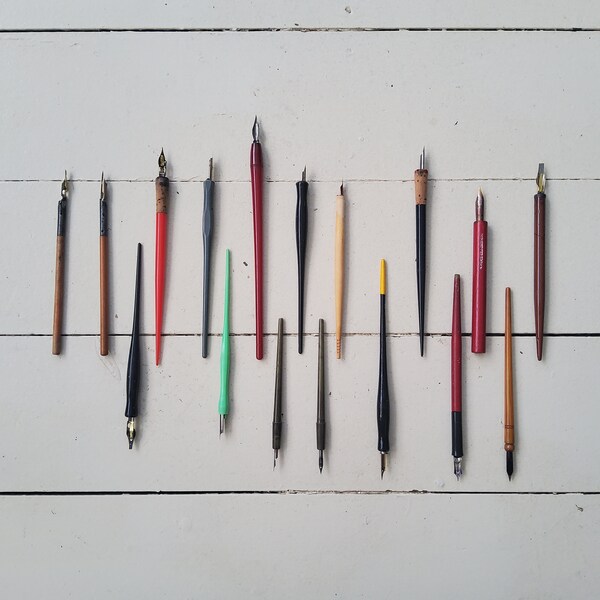 Vintage Calligraphy Pens Dip Pens