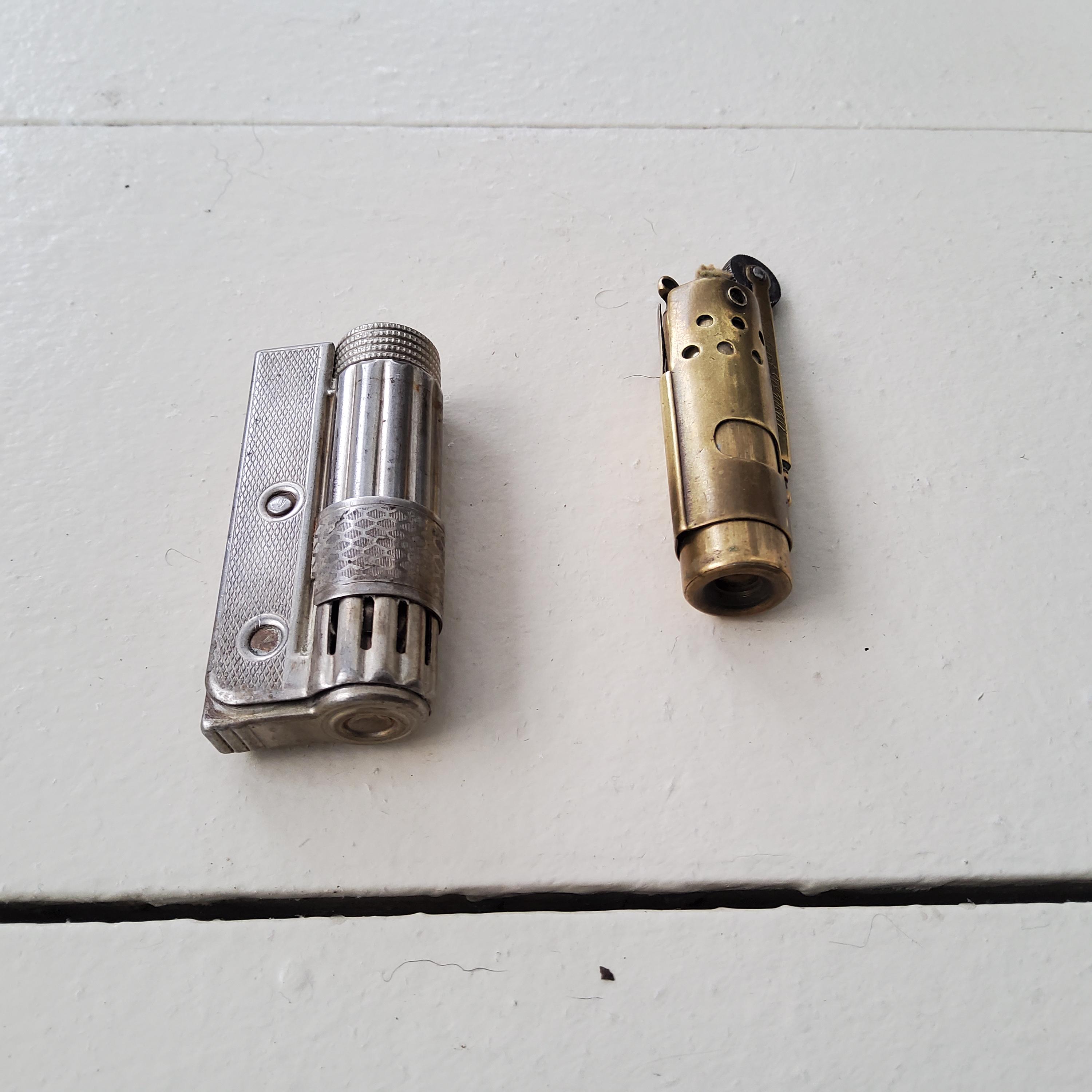 Vintage Lighters, IMCO Triplex Made in Austria, Brass Trench Lighter ...
