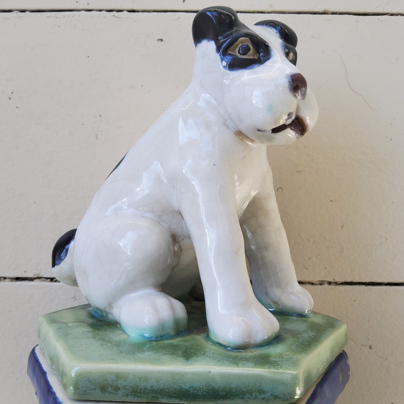 Staffordshire Style Terrier Trinket Box image 8