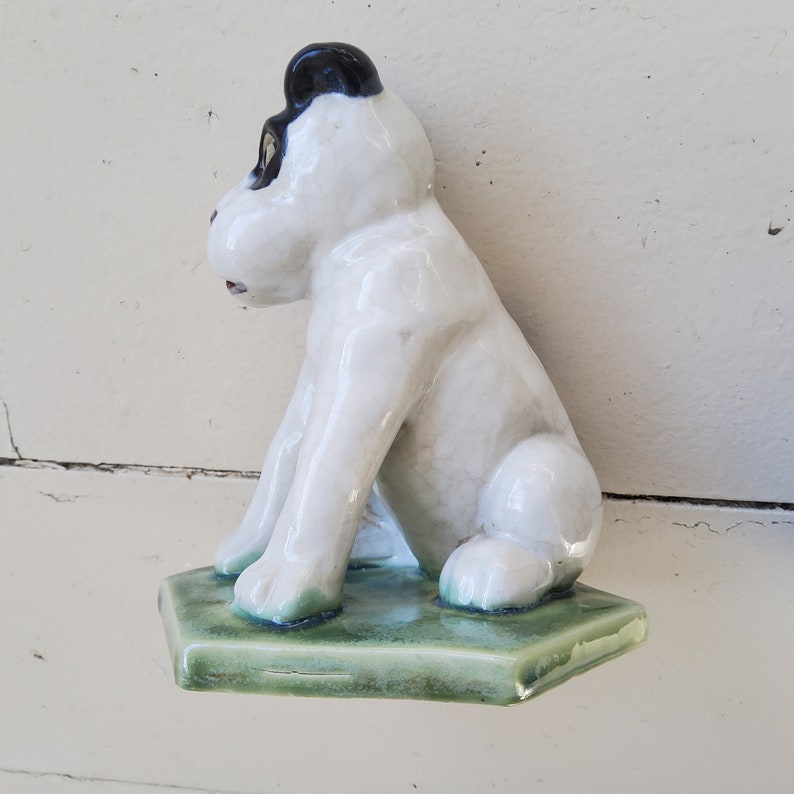 Staffordshire Style Terrier Trinket Box image 4