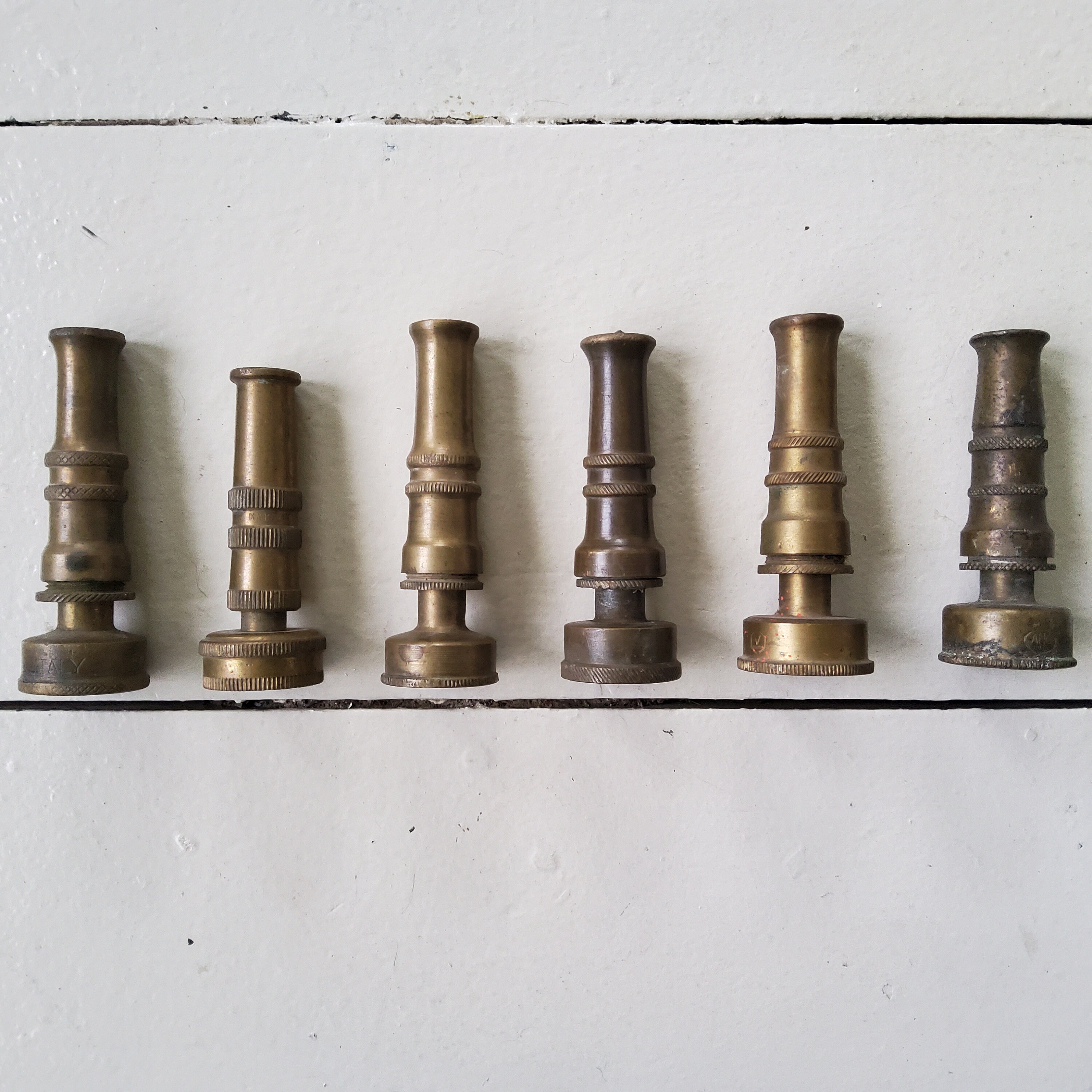 Brass Hose Nozzle Vintage Garden Hose Spout Etsy