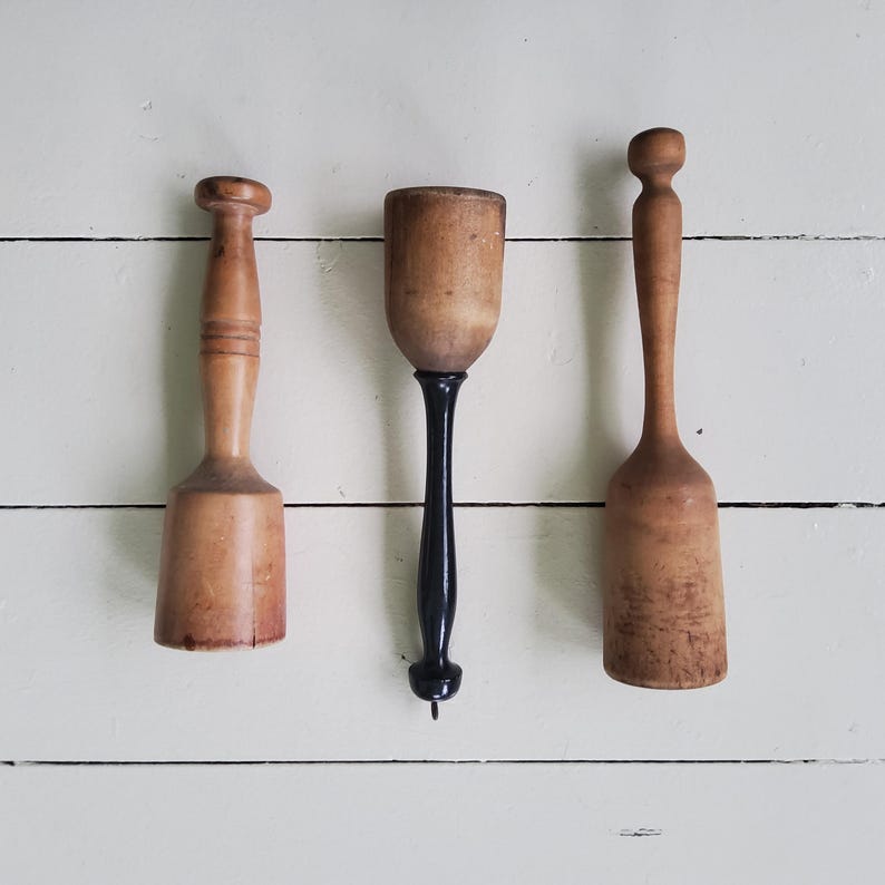 Wooden Kitchen Mashers Antique Farmhouse Kitchen Tools - Etsy