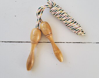 Gold Cup Vintage Rainbow Skipping Rope