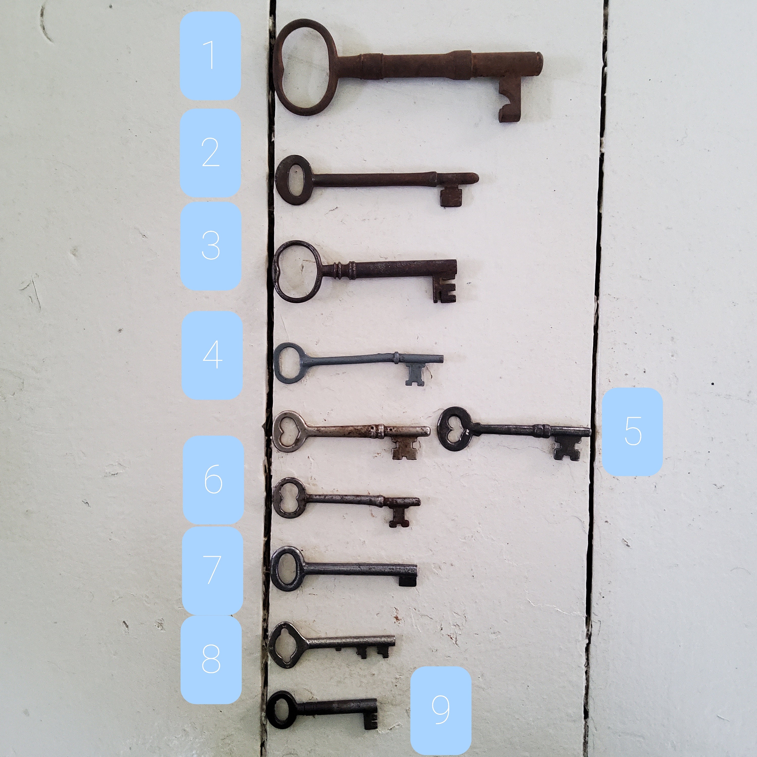 Antique Keys Skeleton Keys Furniture Keys Etsy