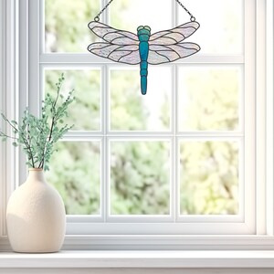 Suncatcher Dragonfly Glass Pattern - Digital PDF File to Download ...