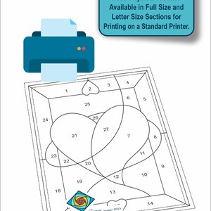 Swirl Valentine Heart Stained Glass Pattern for Beginners. Digital PDF ...