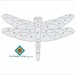 Suncatcher Dragonfly Glass Pattern - Digital PDF File to Download ...