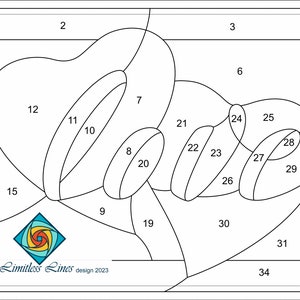 Hearts Stained Glass Pattern - PDF File for Instant Download ...