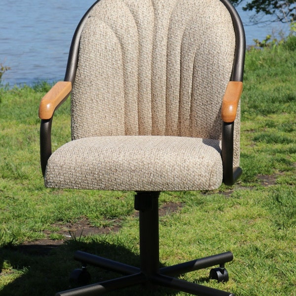 Rolling Dining Chairs Etsy