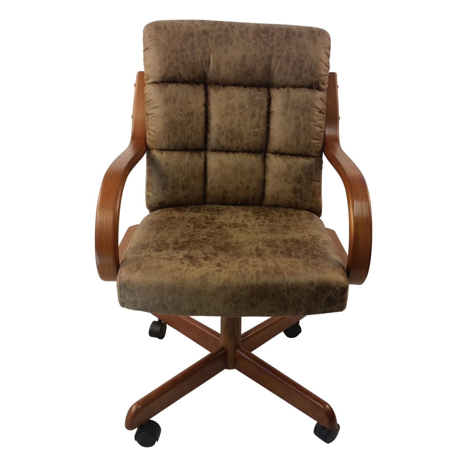 Caster Chair Company Bernard Swivel Tilt Caster Arm Chair in Etsy