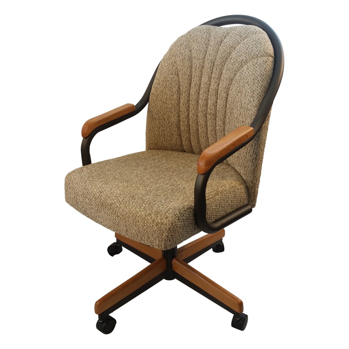 Caster Chair Company Bently Swivel Tilt Caster Arm Chair in Etsy