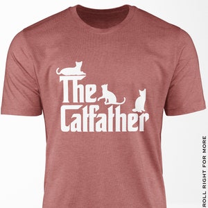 Cat Dad I The Original Cat Father T-Shirt I Cat Dad Shirt I Cat Daddy I Unisex Cat Dad T-Shirt I Gift from the Cat I Cat Dad Gift image 1