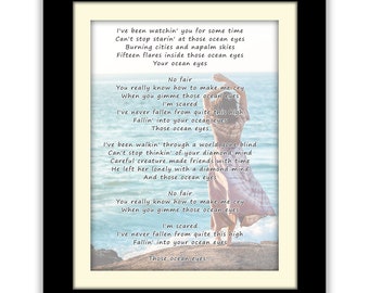 Quote On Canvas, Personalized Portrait, Lyrics With A Background Picture, Gift For Mother,  Custom Poetry For Husband